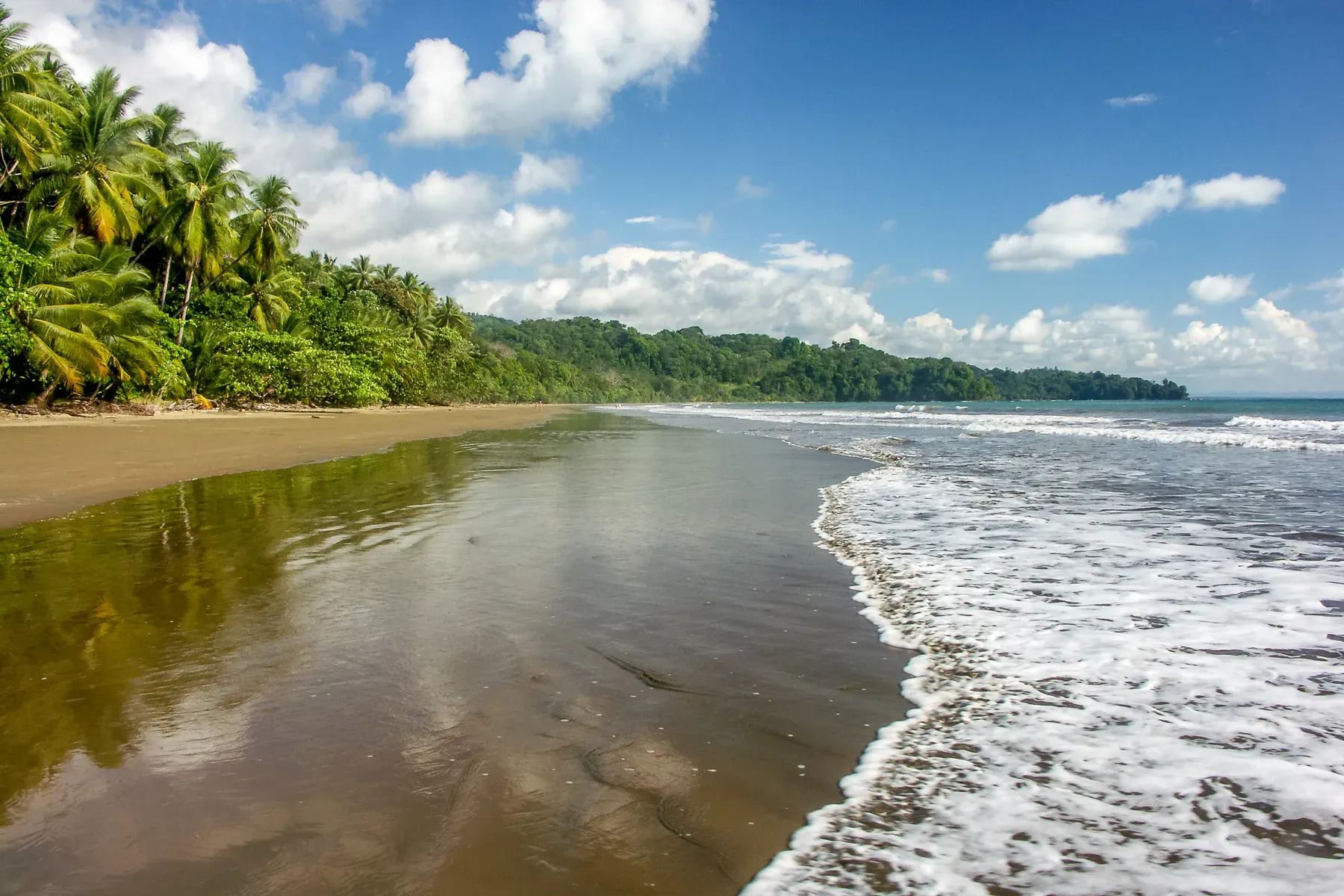 Spiaggia appartata e incontaminata sulla costa del Costa Rica