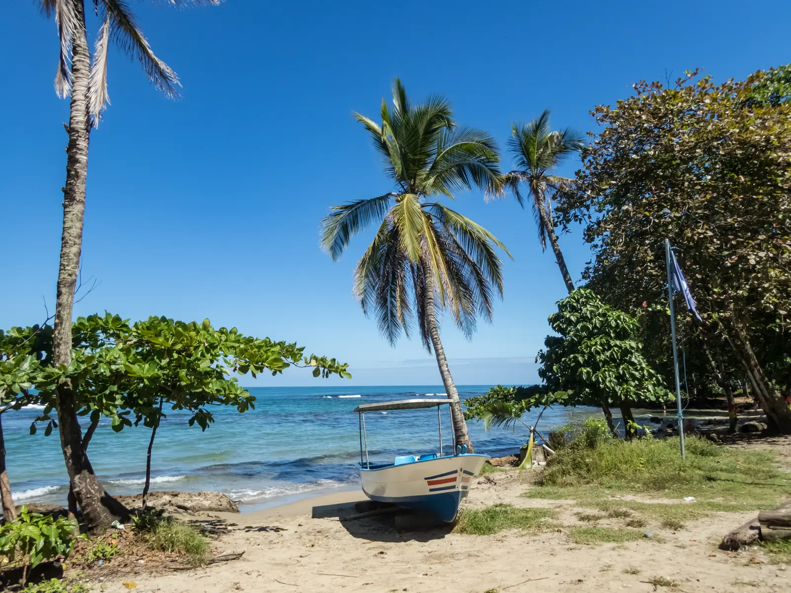 Caribbean coastline of Costa Rica