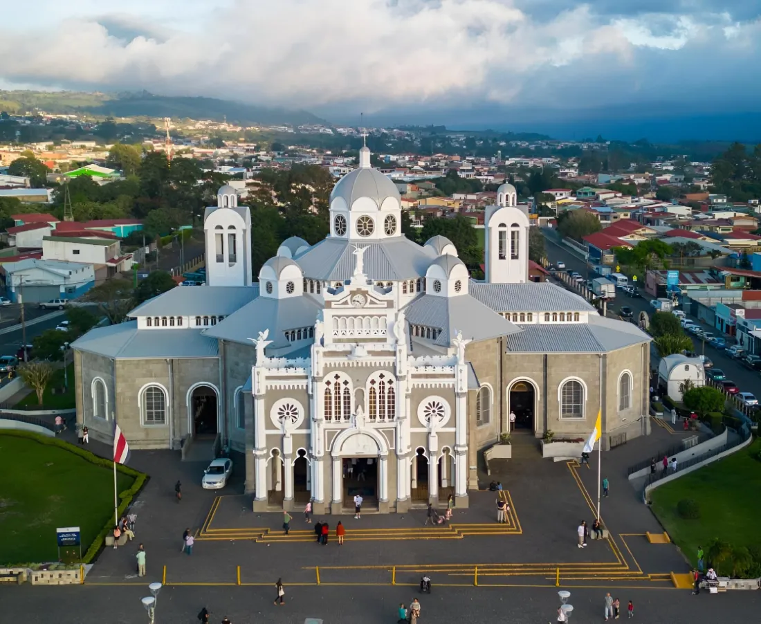La basilica di Cartago nella Valle Centrale